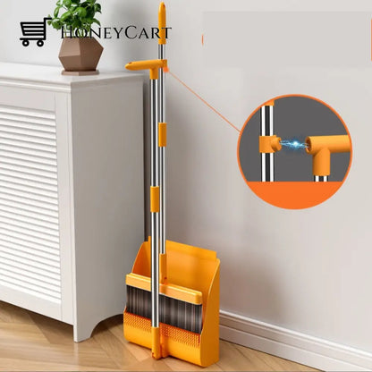 Magnetic Self-Cleaning Foldable Broom Brooms