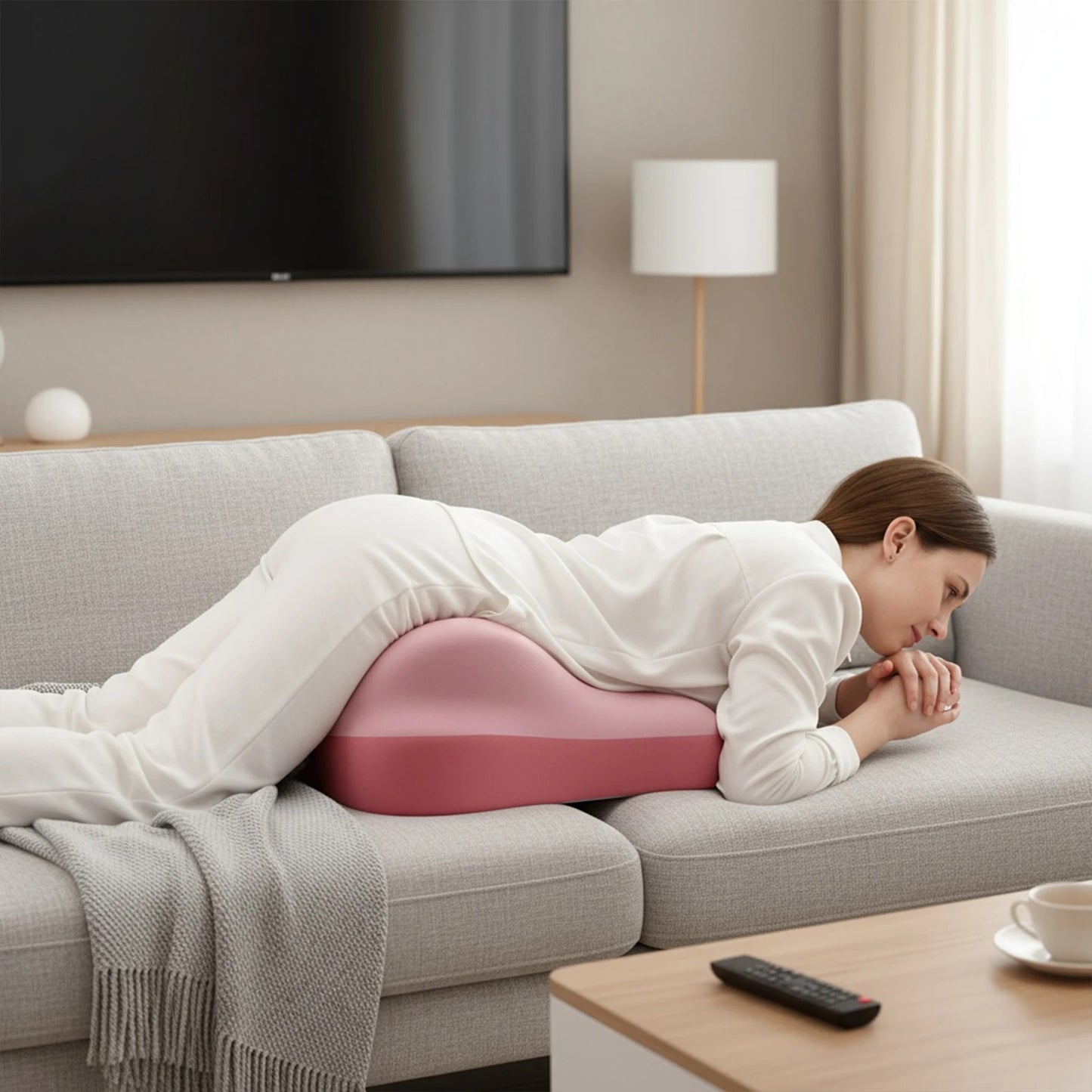 Intimacy Support Wedge Pillow for Couples, Adult Memory Foam Pillow