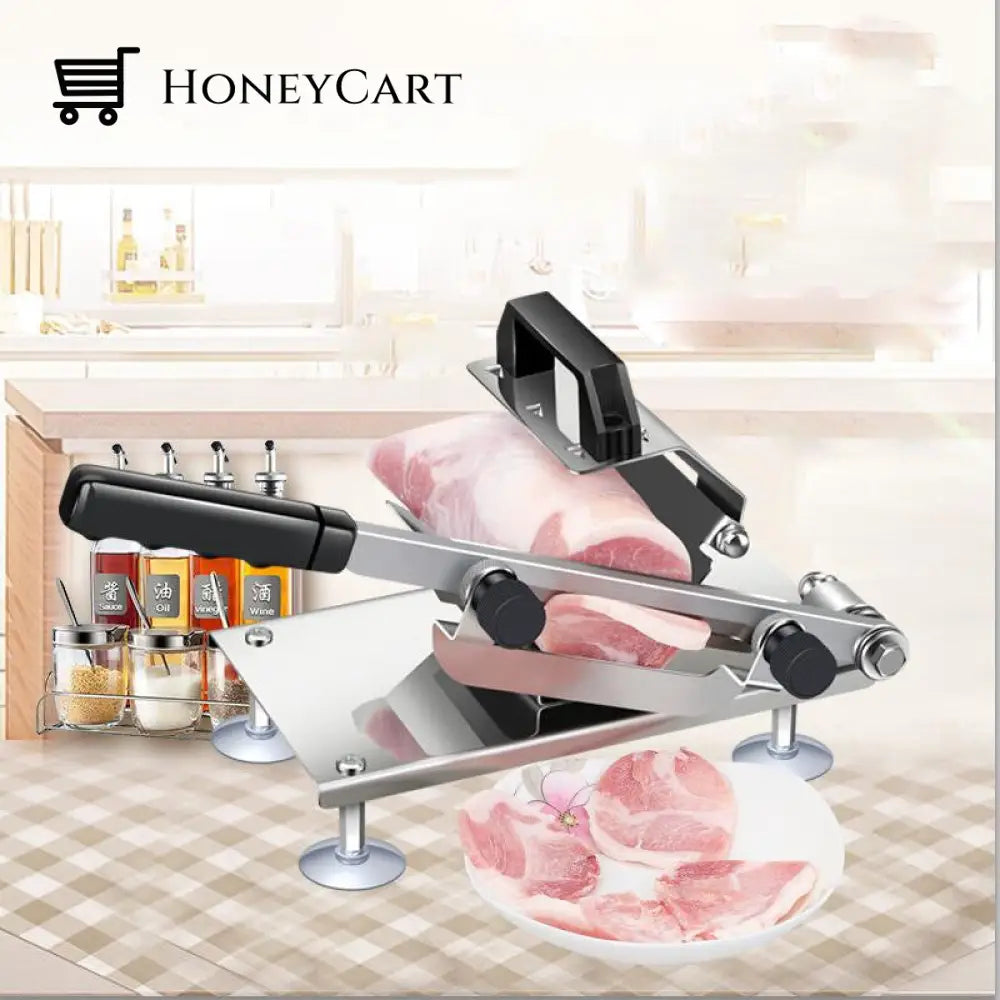 Manual Stainless Steel Meat Slicer Metal