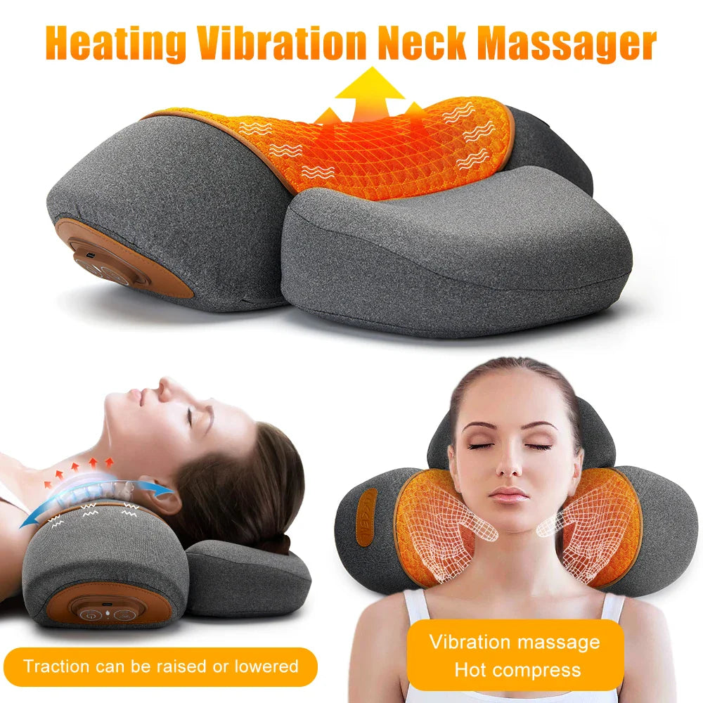 Ultimate Heated Neck Massager Pillow