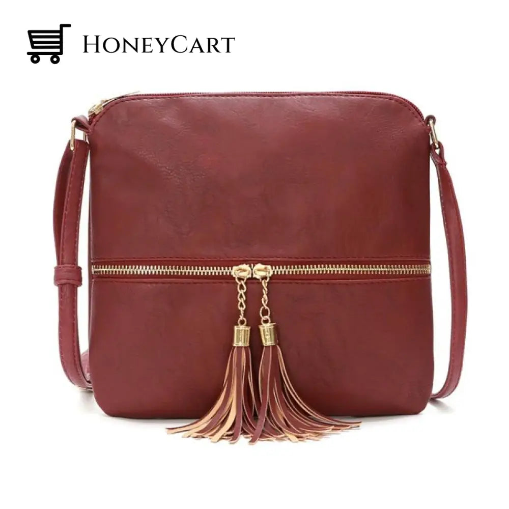 Medium Crossbody Bag With Tassel