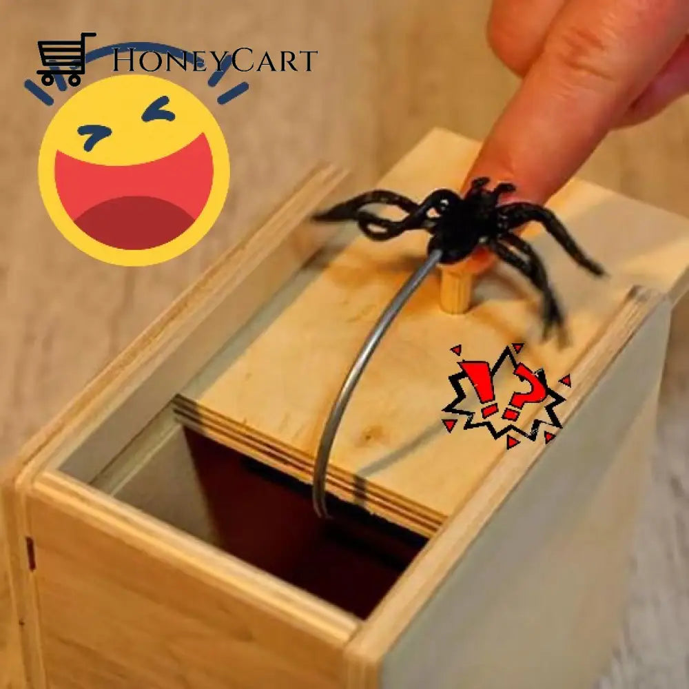 Megalaugh Prank Scare Box - Perfect Gift Endless Fun Spider Toys