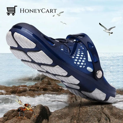 Mens Beach Sandals Breathable Mesh Slipper Shoes