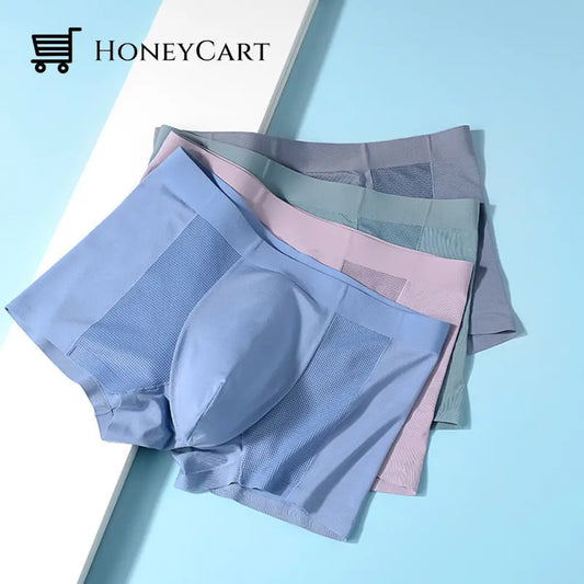 Mens Hollow Breathable Underwear