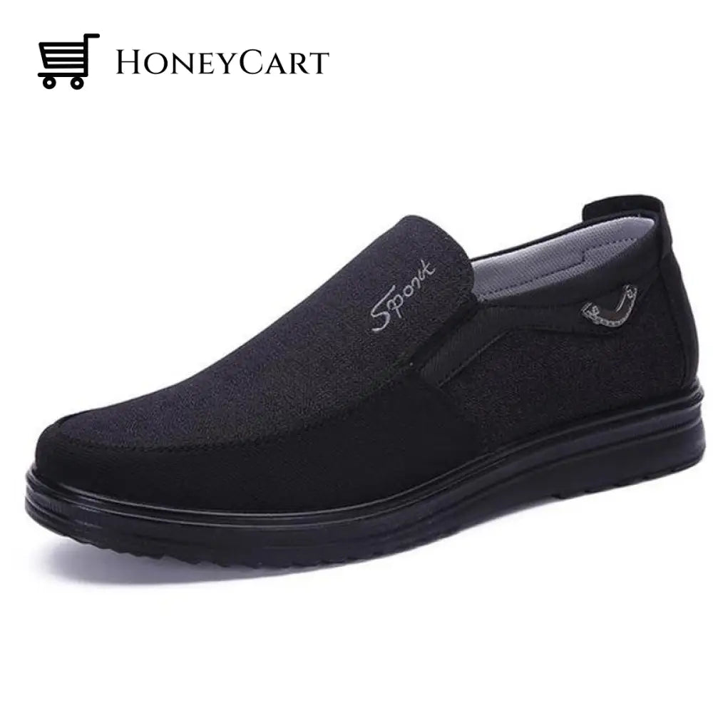Mens Loafer Casual Shoes Comfort & Lightweight Black / 5
