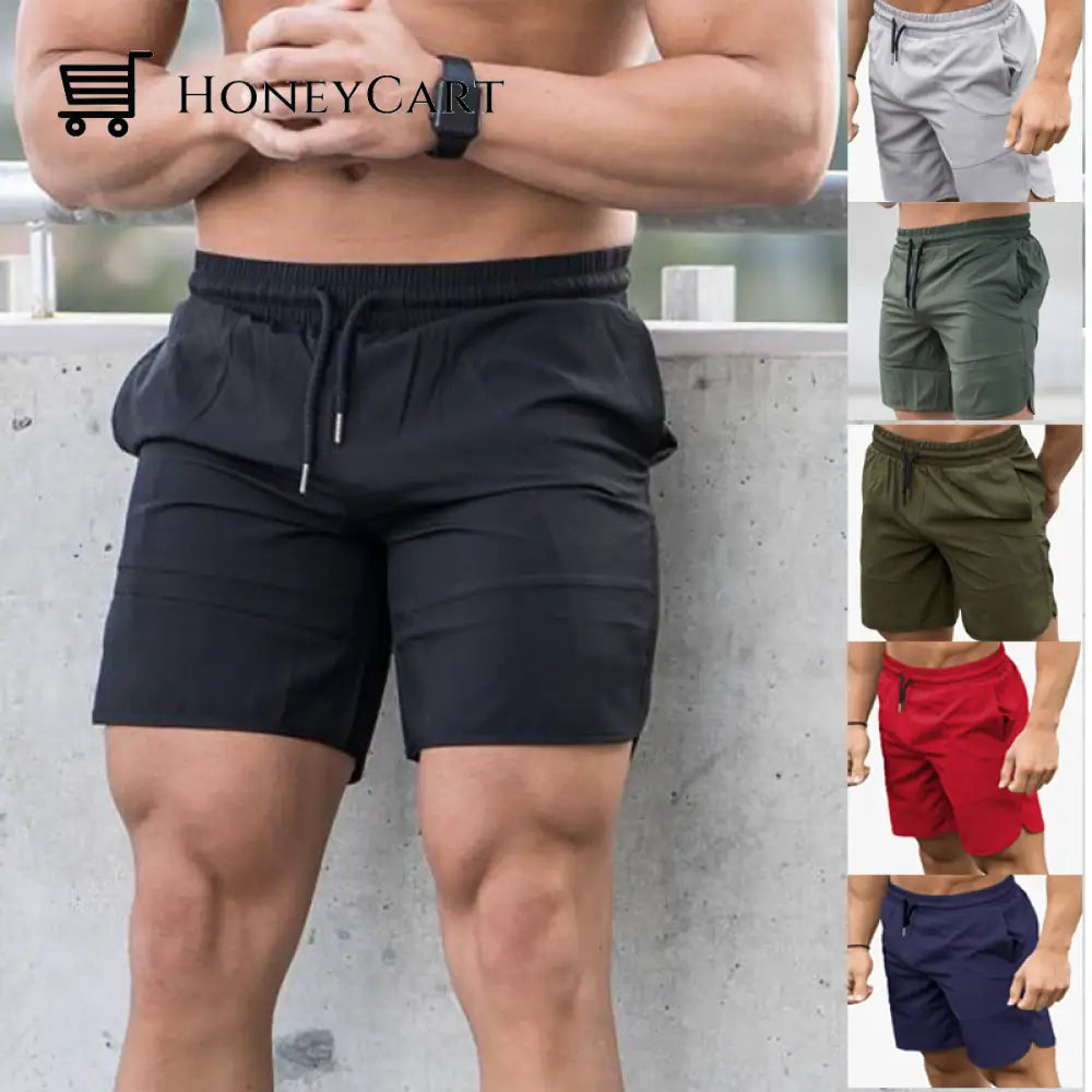 Mens Workout Running Short Pants