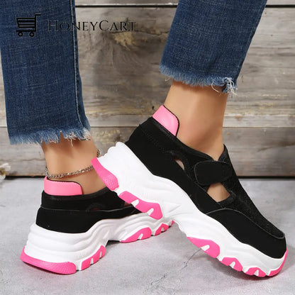 Mesh Sport Shoes Women Fashion Outdoor Flat Heel Running Cj