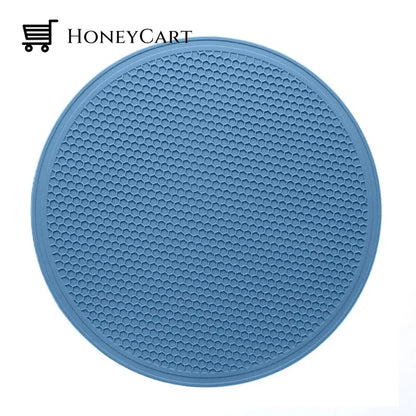 Microwave Mat Silicone Cover Pad Blue