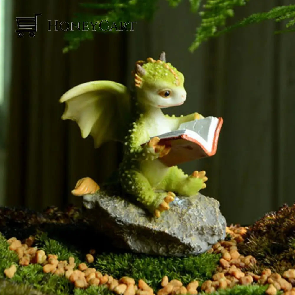 Mini Cute Dragon Statue Decoration A