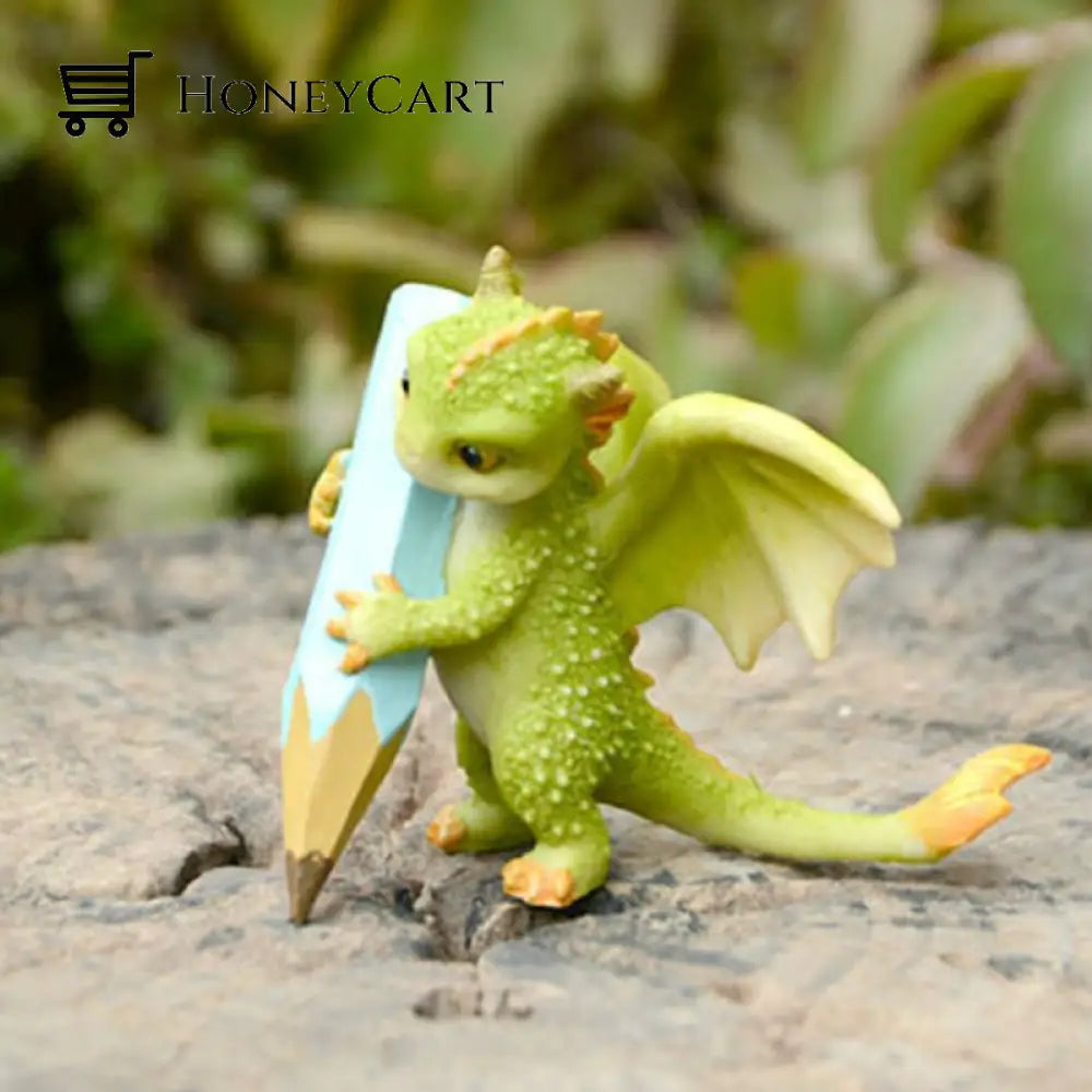 Mini Cute Dragon Statue Decoration D