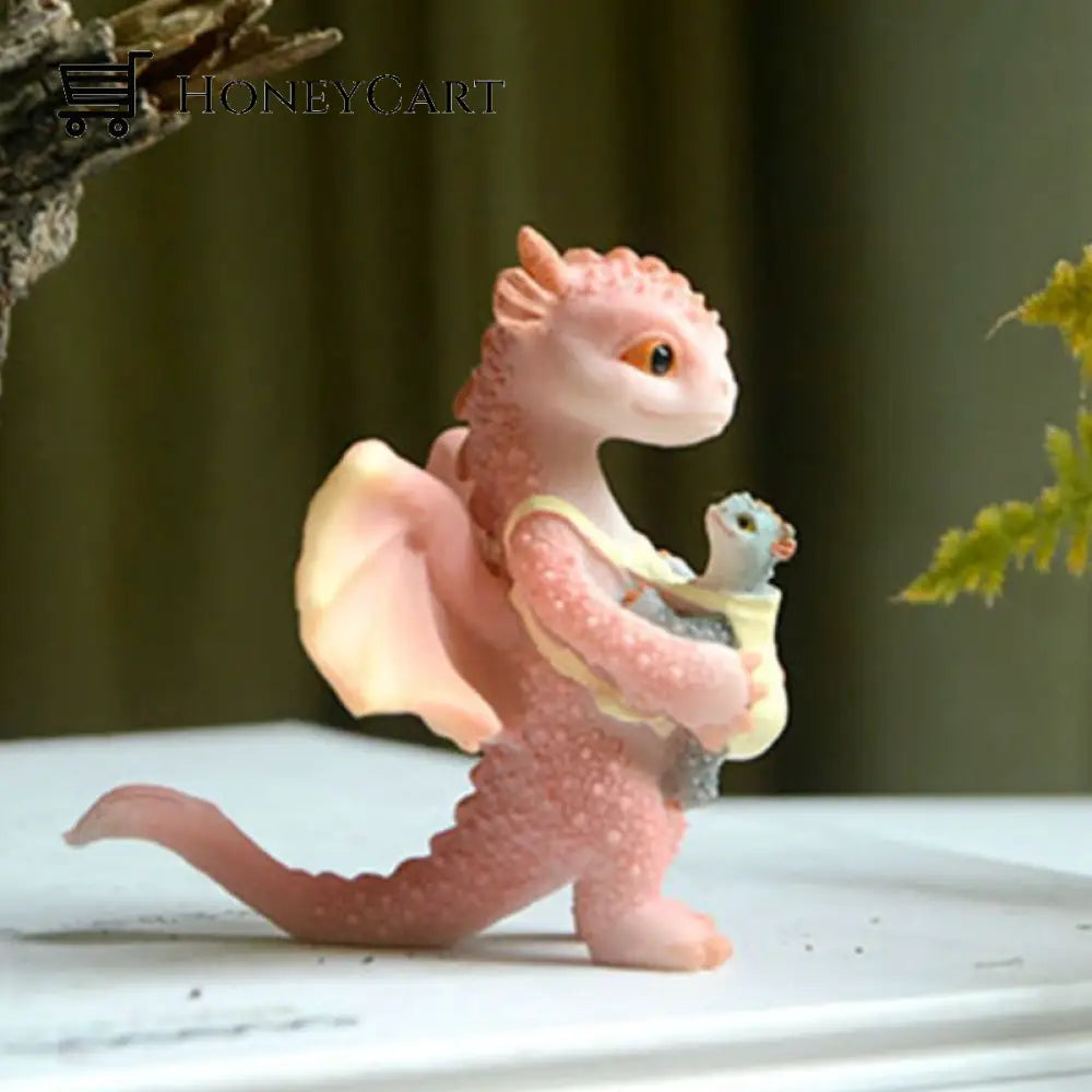 Mini Cute Dragon Statue Decoration E
