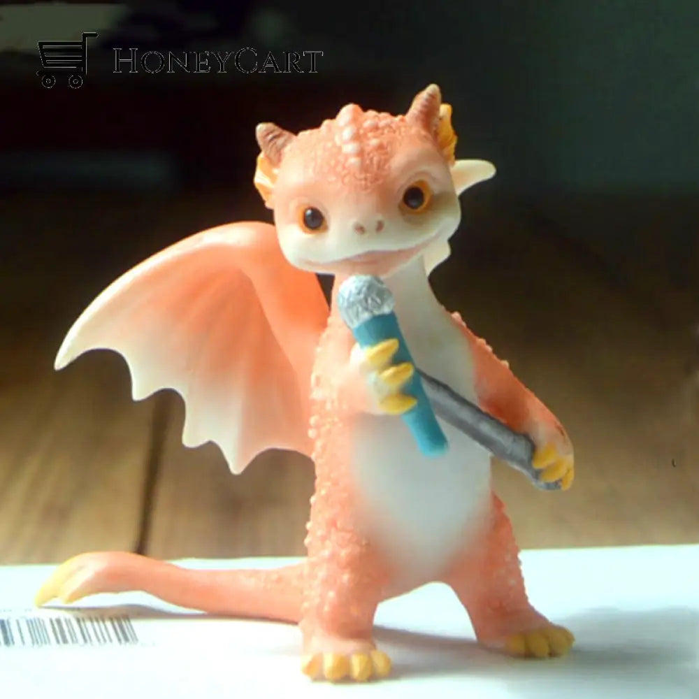 Mini Cute Dragon Statue Decoration M