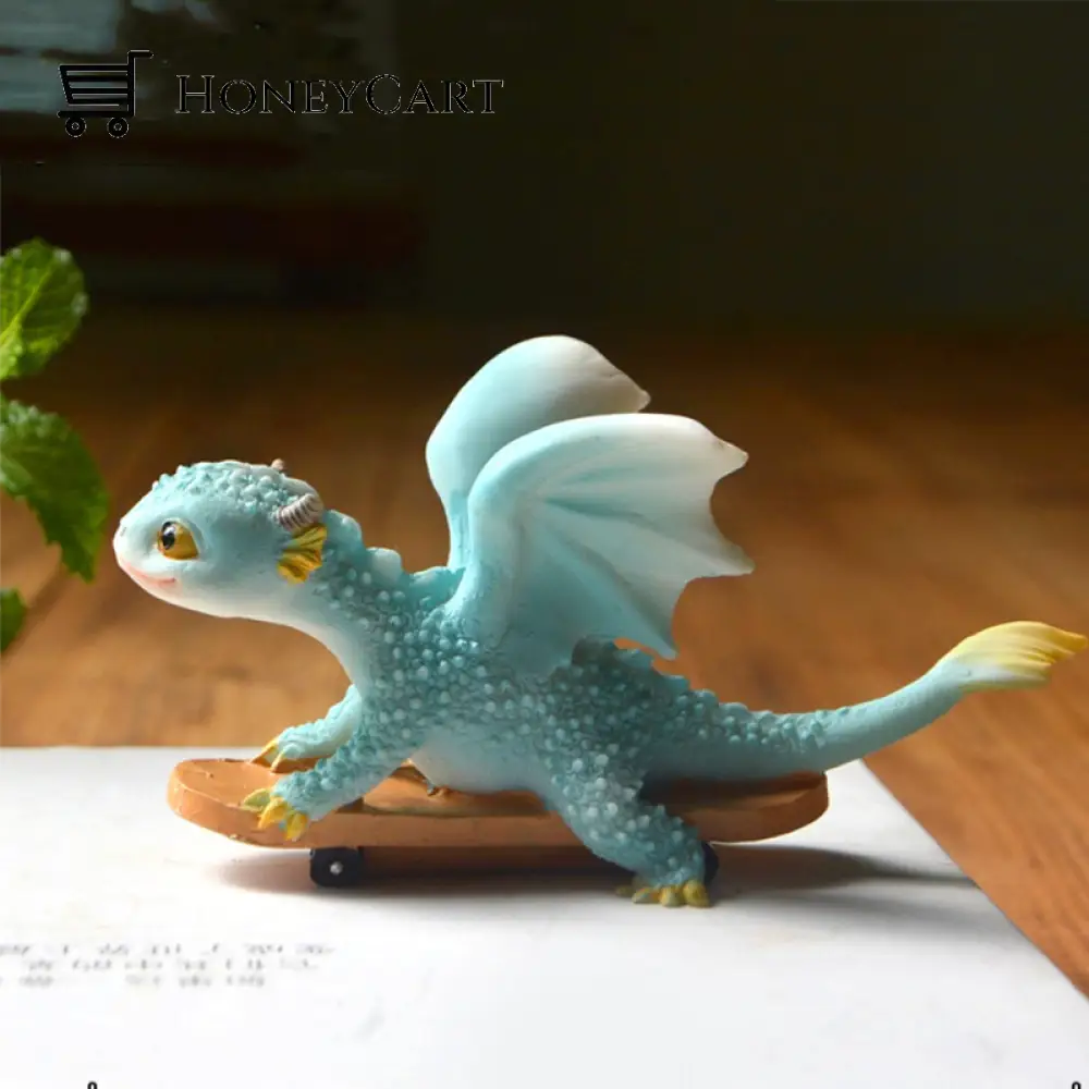 Mini Cute Dragon Statue Decoration O