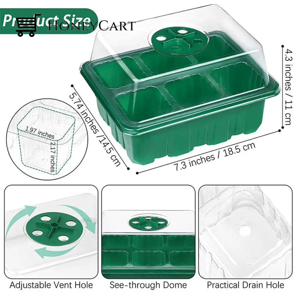Mini Greenhouse Nursery Tray50% Off Household & Accessories