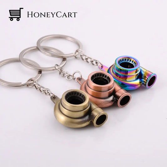 Mini Turbo Turbocharger Keychain