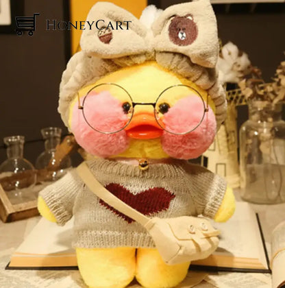 Mini Yellow Duck Plush Toy Dolls Pillow For Kids Brithday Gifts B