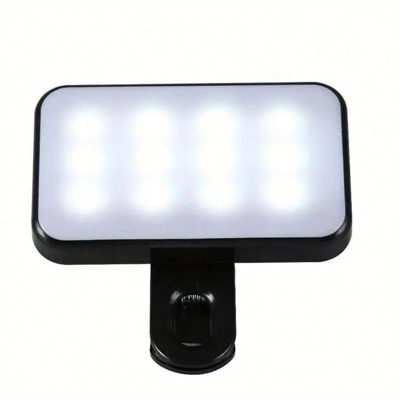 Mobile Phone Clip-On LED Light - LED High Power Rechargeable Clip Fill Video Light