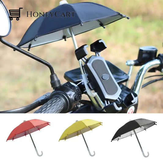 Mobile Phone Protector Mini Bike Umbrella Gadget