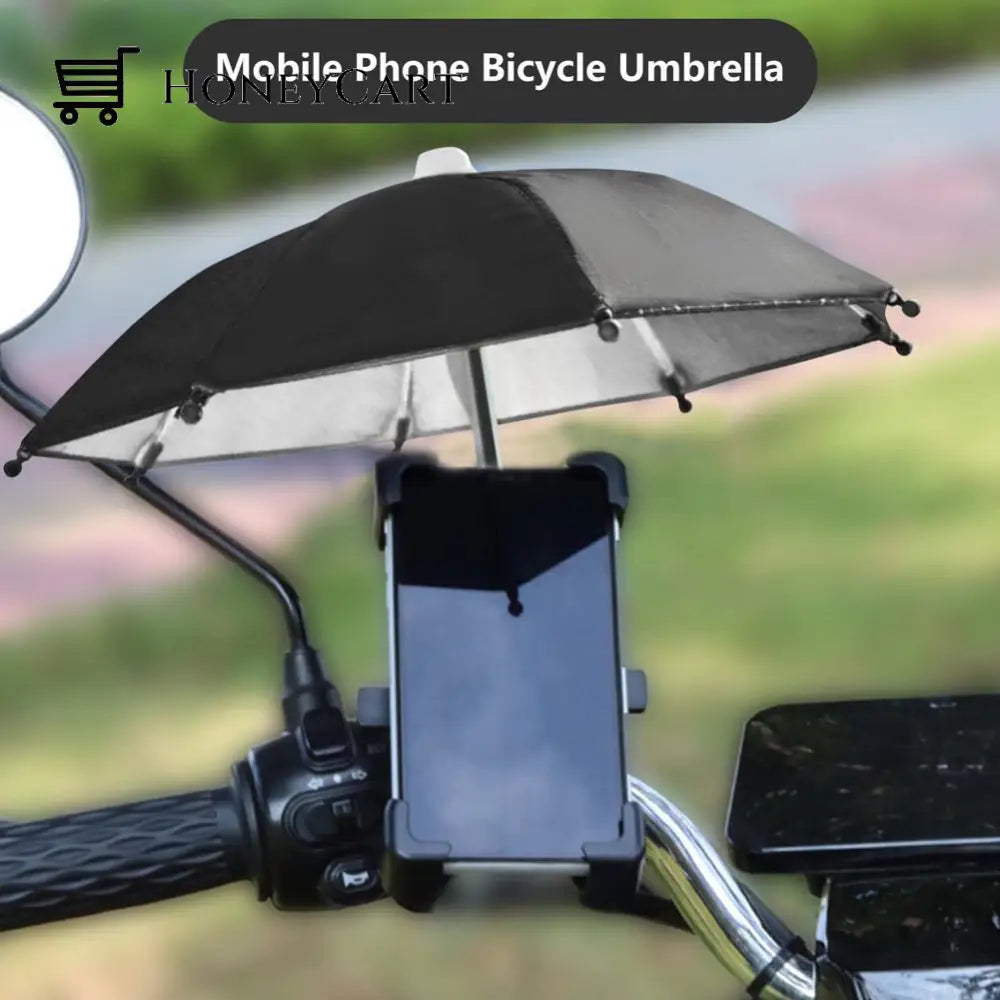 Mobile Phone Protector Mini Bike Umbrella Gadget