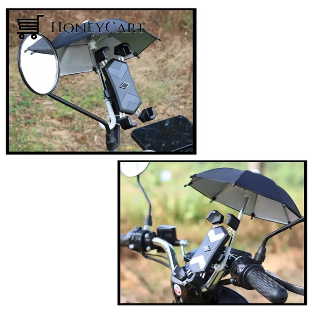 Mobile Phone Protector Mini Bike Umbrella Gadget