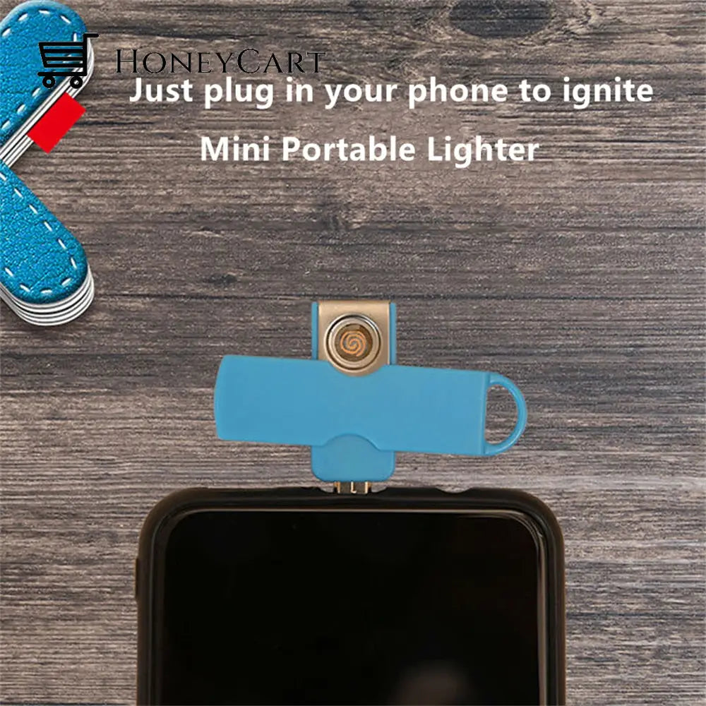 Mobile Phone Usb In-Line Cigarette Lighter Type-C Micro Convenient Mini Outdoor Home & Garden