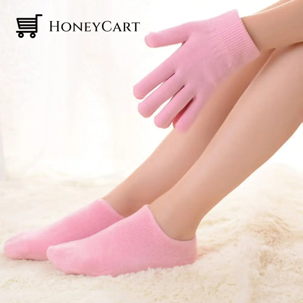 Moisturizing Socks/Gloves With Gel Lining