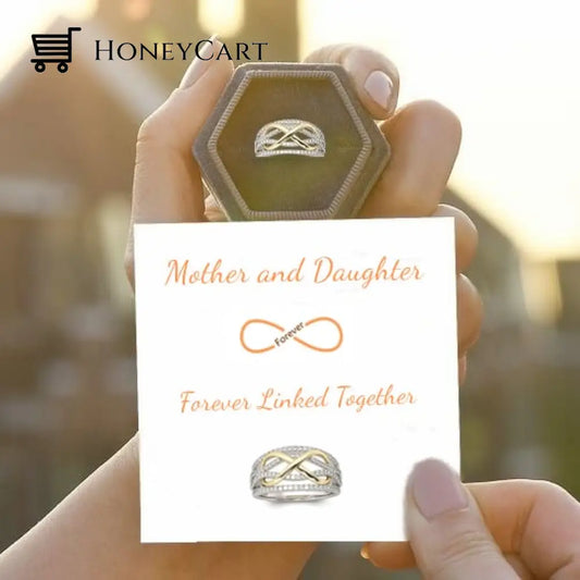 Mother & Daughter Forever Linked Together Ring