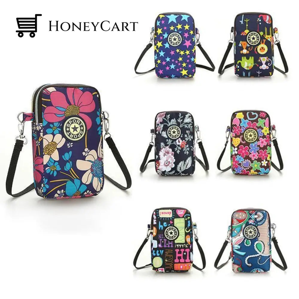 Multi-Function Phone Crossbody Bag Wrist