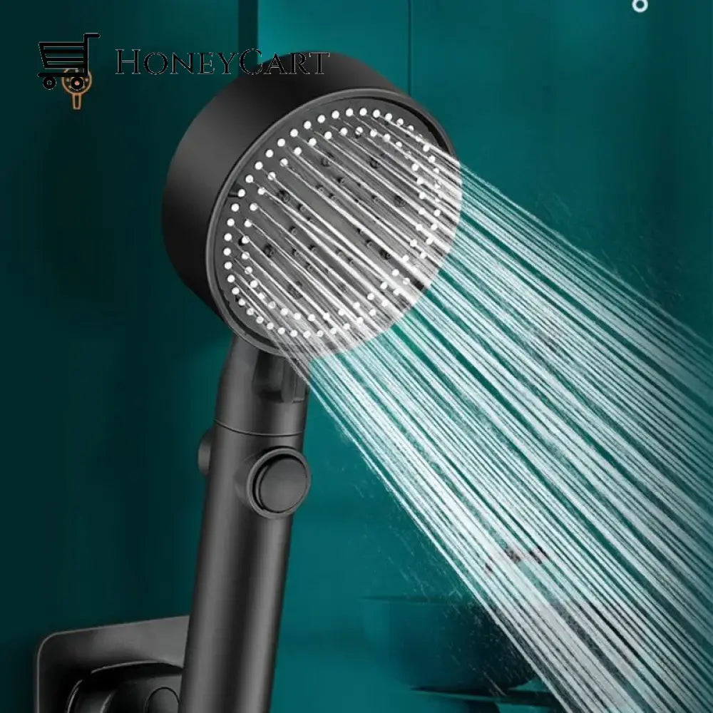 Multi Functional High Pressure Shower Head Black / Tool