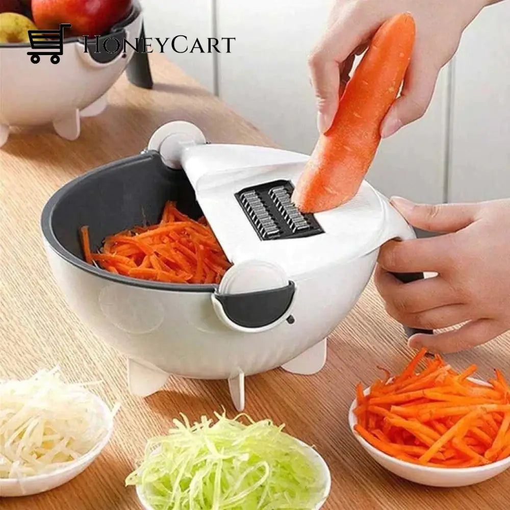 Multifunctional Basket For Fruits And Vegetables - Washer Cutter Kitchen Utensils