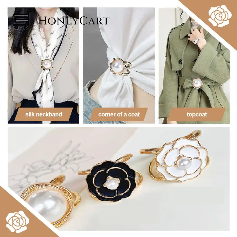 Multifunctional Camellia Knotted Buckle Beauty& Health