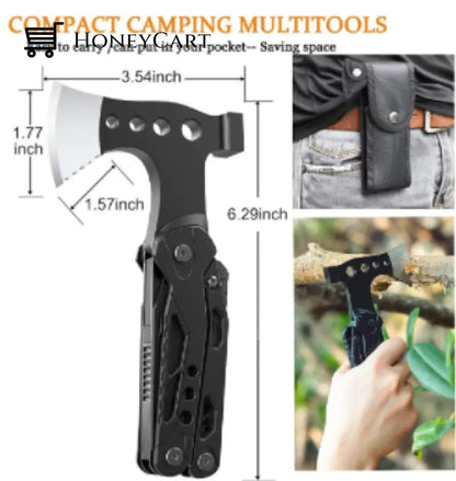 Multifunctional Camping Axe Survival Kit Tools