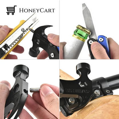 Multifunctional Pliers With Folding Nail Hammer Others