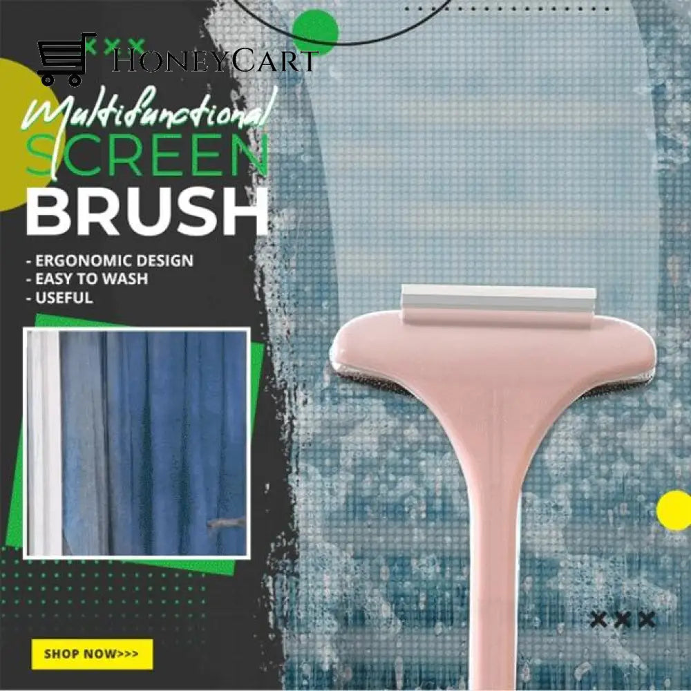 Multifunctional Screen Brush Pink Home & Garden