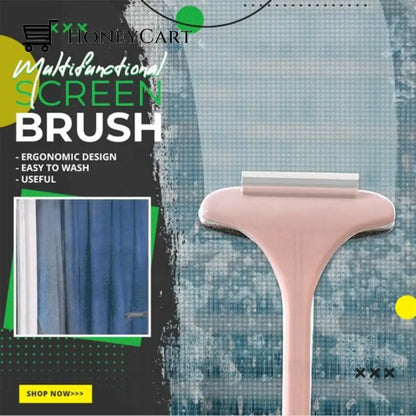 Multifunctional Screen Brush Pink Home & Garden