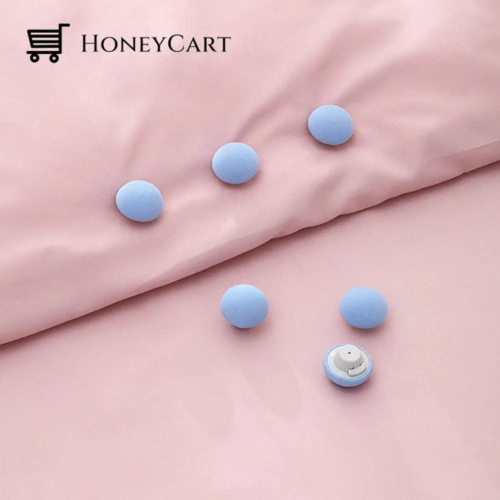 Mushroom Shape Bed Sheet Holder Clips 4Pcs Blue Sheets
