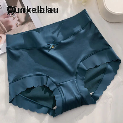 Nahtlose Damenunterwäsche Aus Eisseide/Ice Silk Underwear Dunkelblau / M Beauty& Health