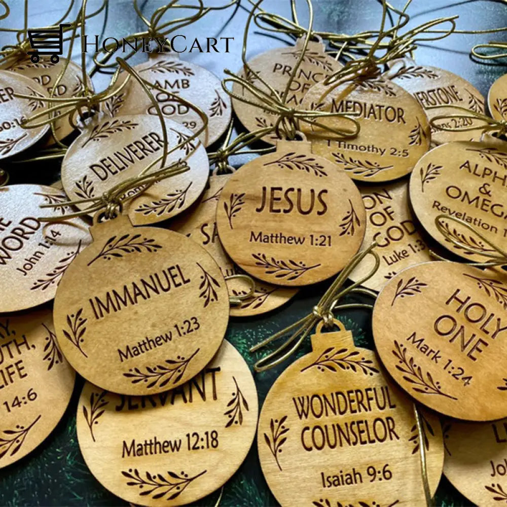 Names Of Jesus Ornaments (25 Pcs) Of Ornaments25 Pcs