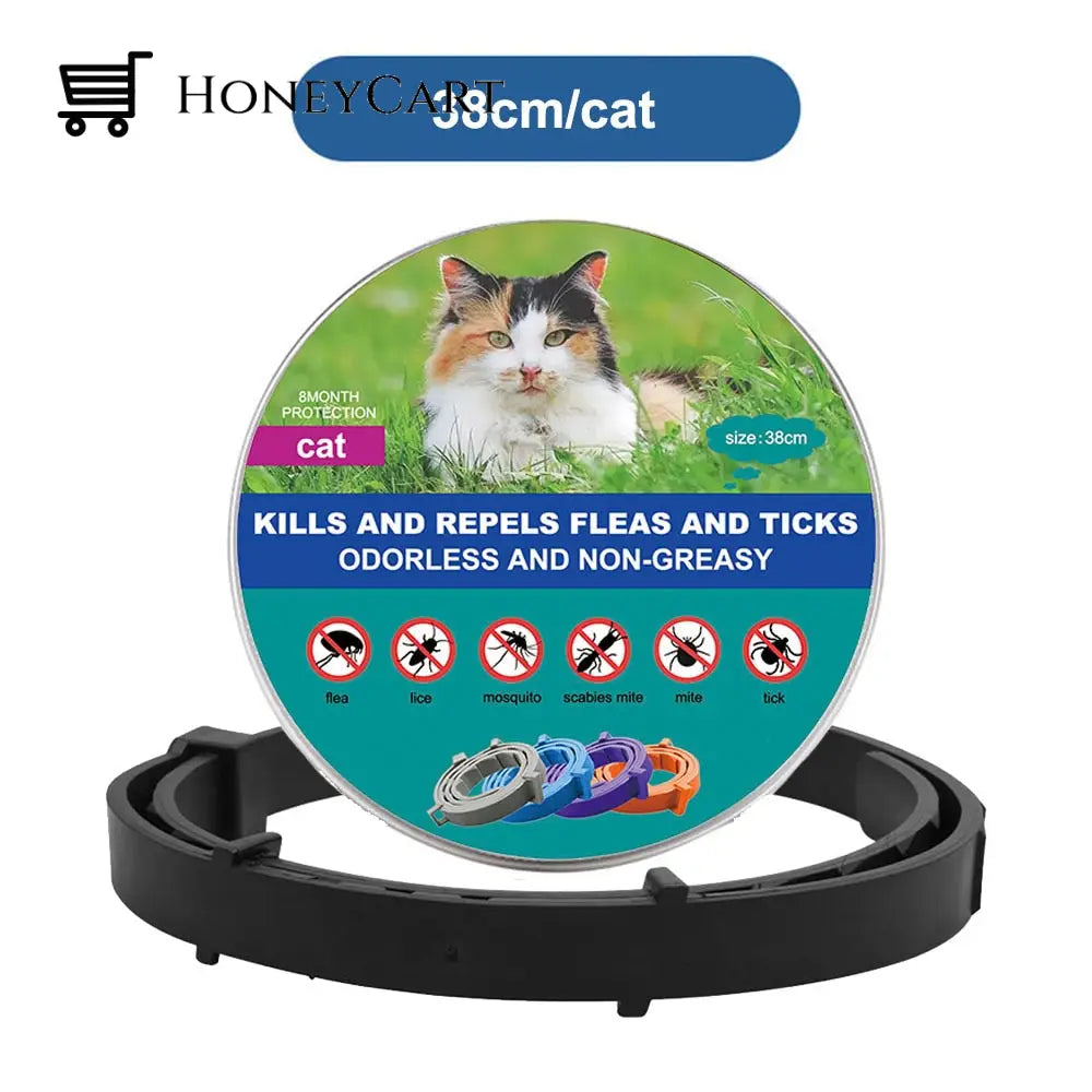 Natural Flea And Tick Collar Black (Cats)