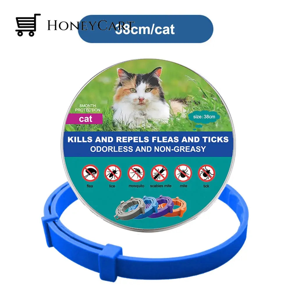 Natural Flea And Tick Collar Blue (Cats)