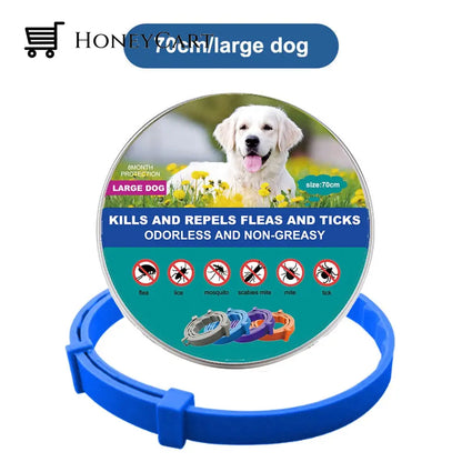 Natural Flea And Tick Collar Blue (Large Dogs)