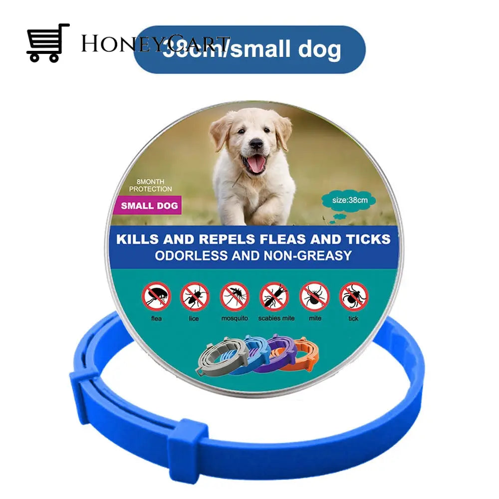 Natural Flea And Tick Collar Blue (Small Dogs)