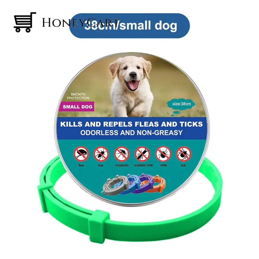 Natural Flea And Tick Collar Green (Small Dogs)