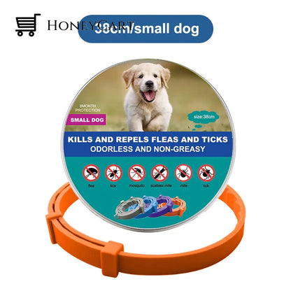 Natural Flea And Tick Collar Orange (Small Dogs)