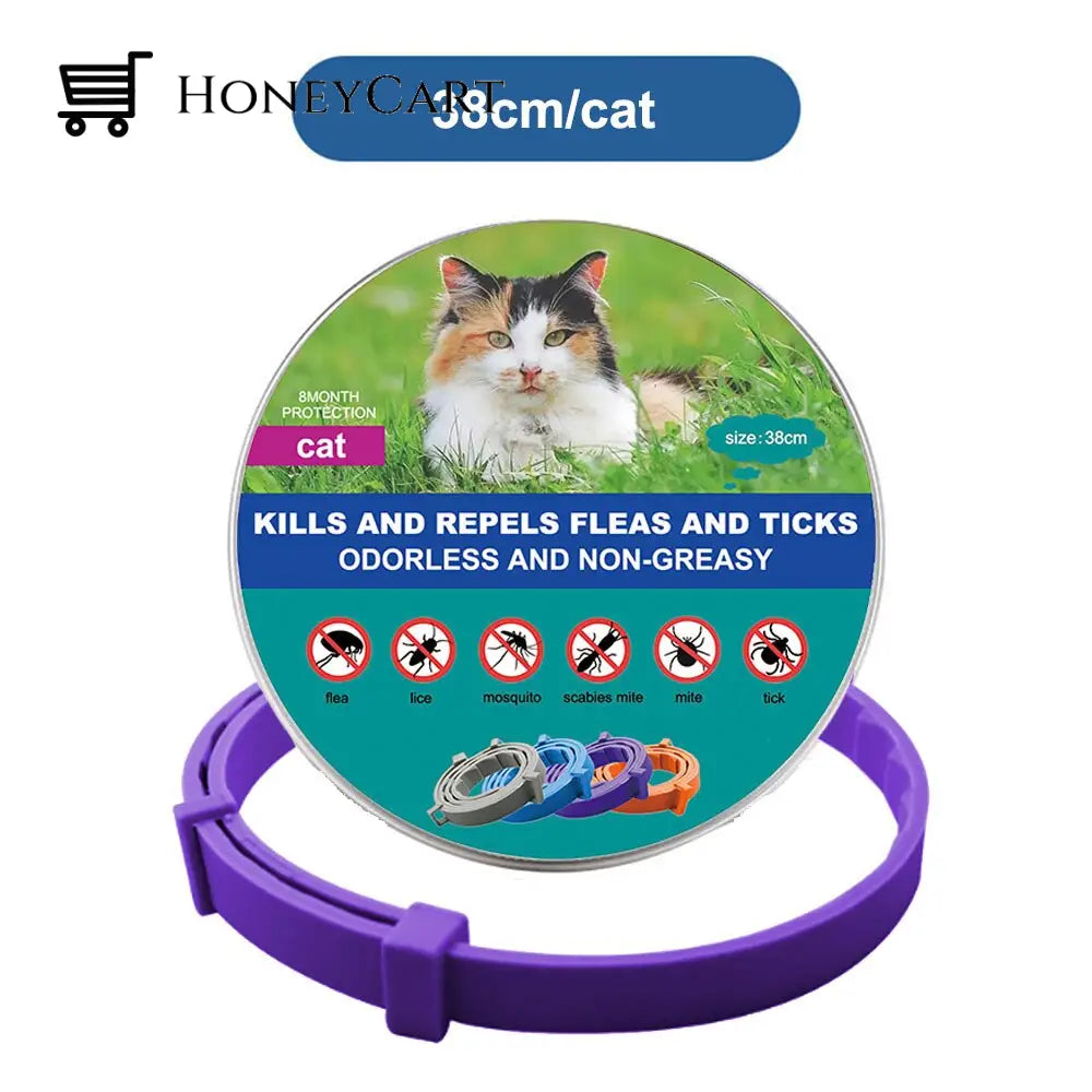 Natural Flea And Tick Collar Purple (Cats)