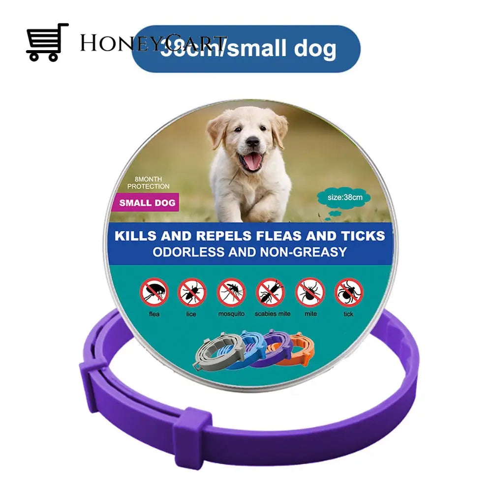 Natural Flea And Tick Collar Purple (Small Dogs)