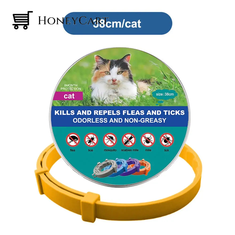 Natural Flea And Tick Collar Yellow (Cats)