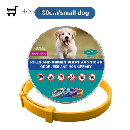 Natural Flea And Tick Collar Yellow (Small Dogs)