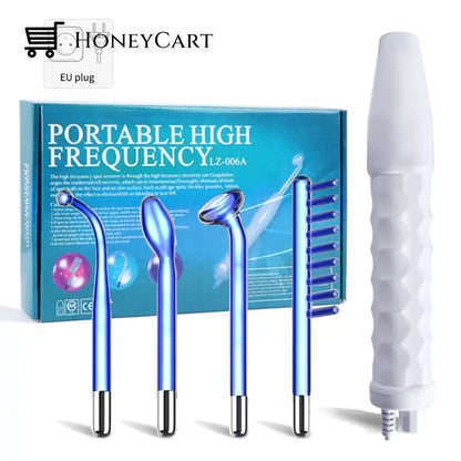 Ne+Ar High Frequency Facial Machine Electrotherapy Wands Wrinkles Remover Cleansing Kits