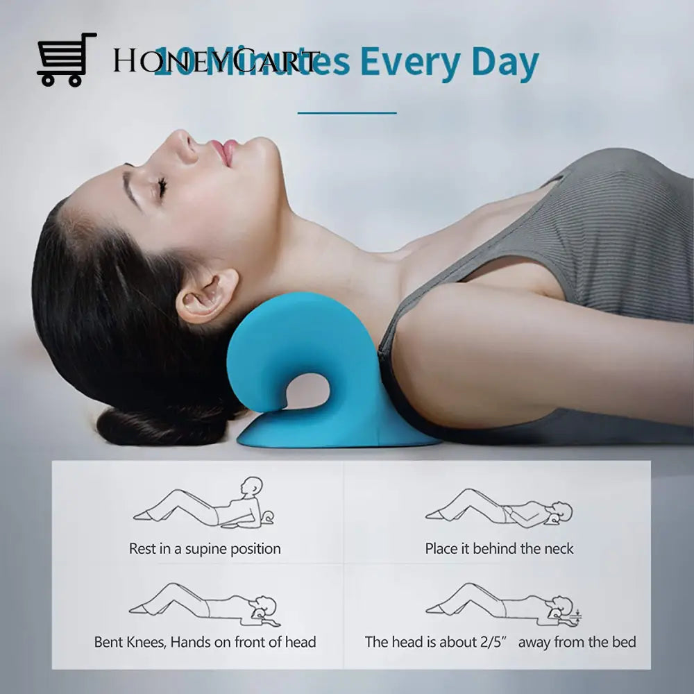Neck And Shoulder Relaxer Chiropractic Pillow Stretcher